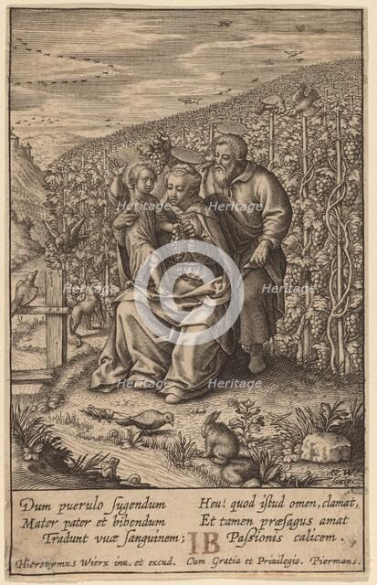 Dum pierulo fugendum .... Creator: Hieronymous Wierix.