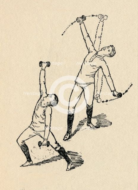 'Dumb-Bell Exercises', 1912. Artist: Unknown.