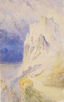 Dumbarton Castle, 1838. Creator: John Ruskin