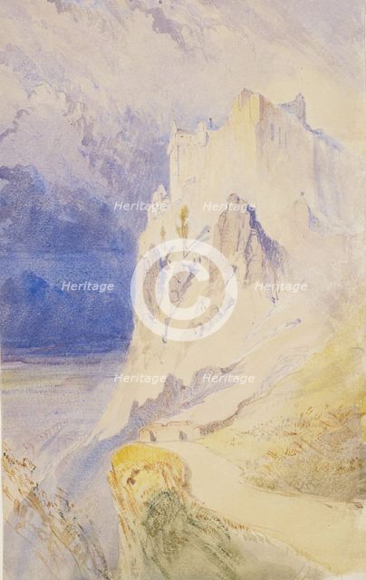 Dumbarton Castle, 1838. Creator: John Ruskin.
