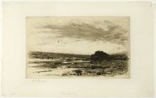 Dumbarton, plate eleven from the Clyde Set, 1889. Creator: David Young Cameron