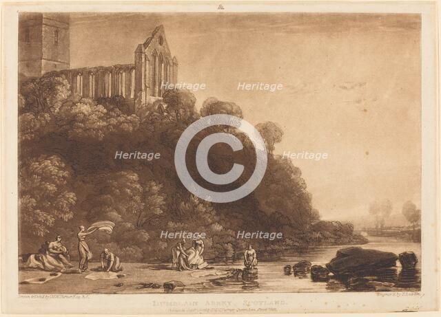 Dumblain Abbey, published 1816. Creator: JMW Turner.