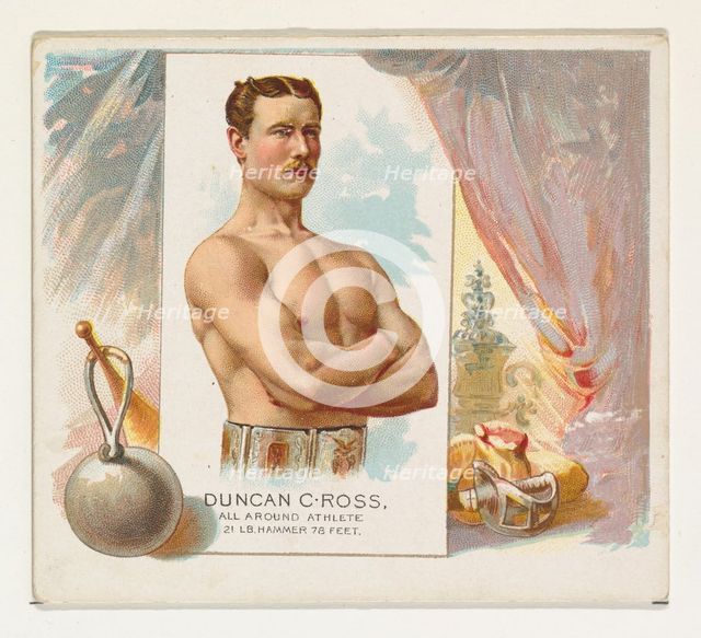 Duncan C. Ross, All Around Athlete, from World's Champions, Second Series (N43) for Allen ..., 1888. Creator: Allen & Ginter.