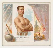 Duncan C. Ross, All Around Athlete, from World's Champions, Second Series (N43) for Allen ..., 1888. Creator: Allen & Ginter