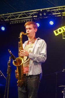 Duncan Eagles, Love Supreme Jazz Festival, Glynde Place, East Sussex, 2014. Artist: Brian O'Connor