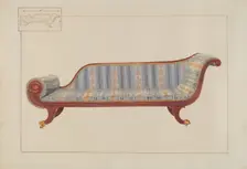 Duncan Phyfe Sofa, c. 1937. Creator: Edward L Loper