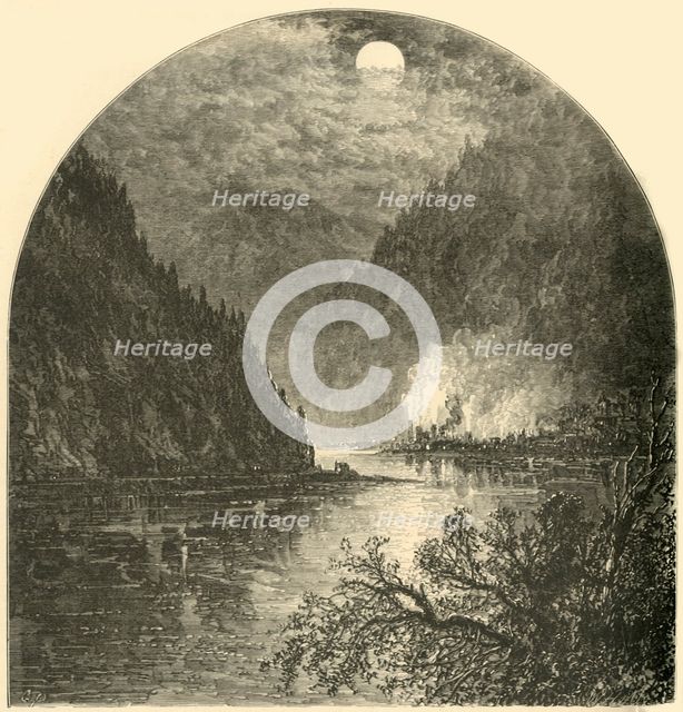 'Duncannon, Mouth of the Juniata', 1874.  Creator: W.H. Morse.