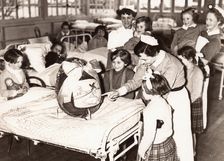 Duncan’s Easter egg at the children’s ward, Edinburgh, Scotland, 1957