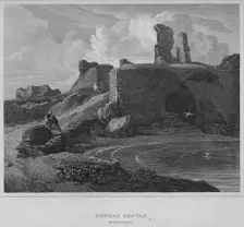 Dunbar Castle, Haddingtonshire 1814. Artist: John Greig