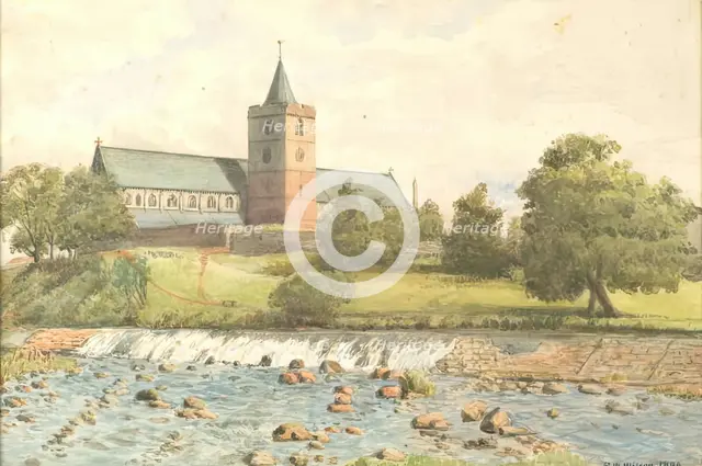 Dunblane Cathedral, 1890. Creator: George Washington Wilson.