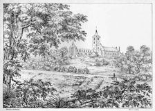 Dunblane Cathedral c1812. Artist: S Leith