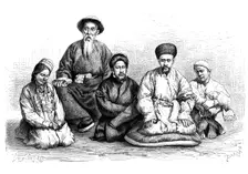 Dungans and Taranchis, types and costumes c1890
