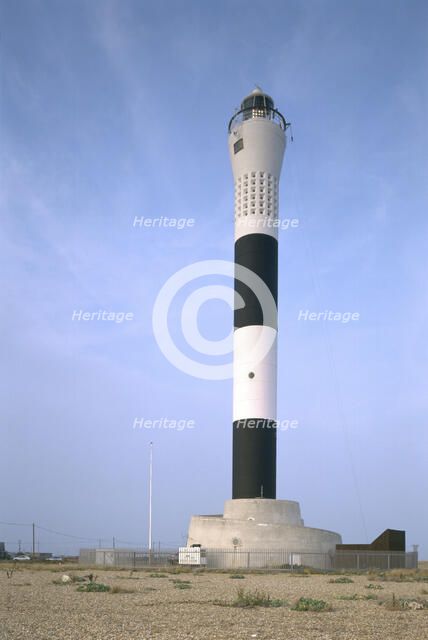 Dungeness lighthouse, Shepway, Kent, 1997. Artist: N Corrie