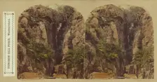 Dungeon Gill Force, Westmoreland, about 1860. Creator: London Stereoscopic & Photographic Co