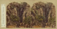 Dungeon Gill Force, Westmoreland, about 1860. Creator: London Stereoscopic & Photographic Co