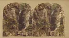 Dungeon Gill Force, Westmoreland., about 1860. Creator: Unknown