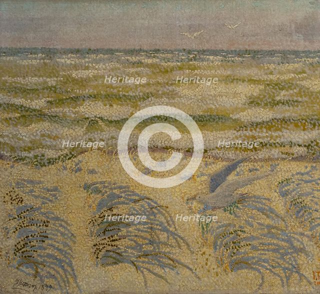 Dune and Sea, c1899. Creator: Toorop, Jan (1858-1928).