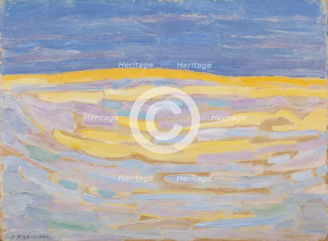 Dune I, 1909. Creator: Mondrian, Piet (1872-1944).