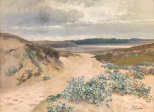 Dune landscape in Brittany, around 1910. Creator: Marie Egner