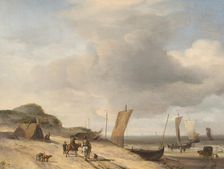 Dunes at Scheveningen, about 1659. Creator: Adriaen van de Velde
