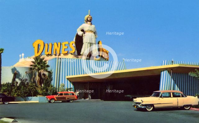 Dunes Hotel, Las Vegas, Nevada, USA, 1956. Artist: Unknown