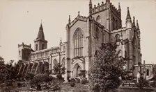 Dunfermline Abbey from the south-easty, between 1870 and 1880. Creator: George Washington Wilson