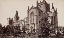 Dunfermline Abbey from the south-easty, between 1870 and 1880. Creator: George Washington Wilson