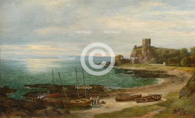 Dunollie Castle, 1865. Creator: George Reid.