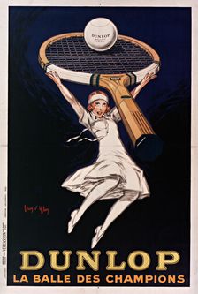 Dunlop, la balle des champions , 1929. Creator: D'Ylen, Jean (1886-1938)