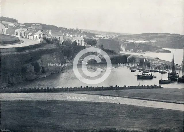 'Dunmore - The Town and the Harbour', 1895. Artist: Unknown.