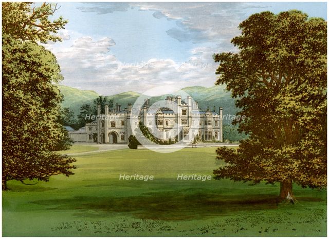 Dunmore Park, Stirlingshire, Scotland, home of the Earl of Dunmore, c1880. Artist: Unknown
