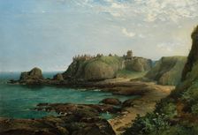 Dunnottar Castle, 1857. Creator: James Cassie