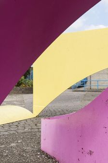 Dunstable Reel sculpture by Philip King, Countesthorpe, Leicestershire, 2015 Artist: Steven Baker