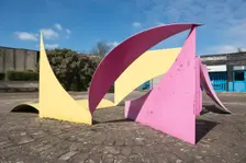 Dunstable Reel sculpture by Philip King, Countesthorpe, Leicestershire, 2015 Artist: Steven Baker