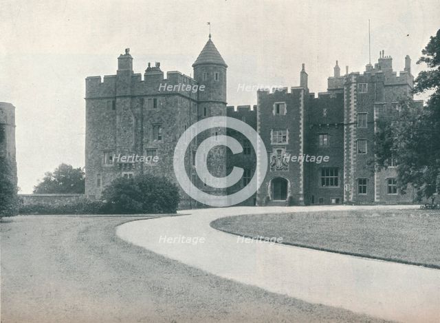 'Dunster Castle', c1907. Artist: Leonard Willoughby.