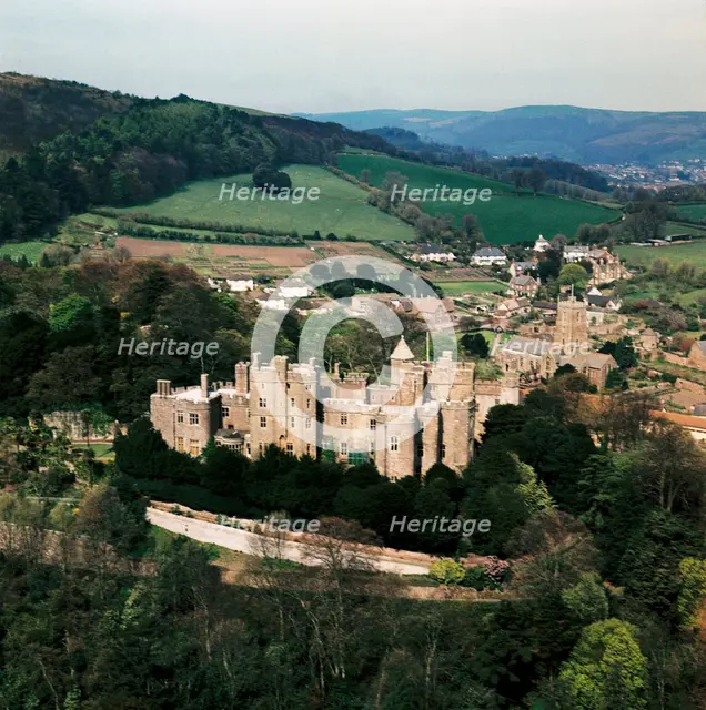 Dunster Castle, Somerset, 1972. Artist: Aerofilms.