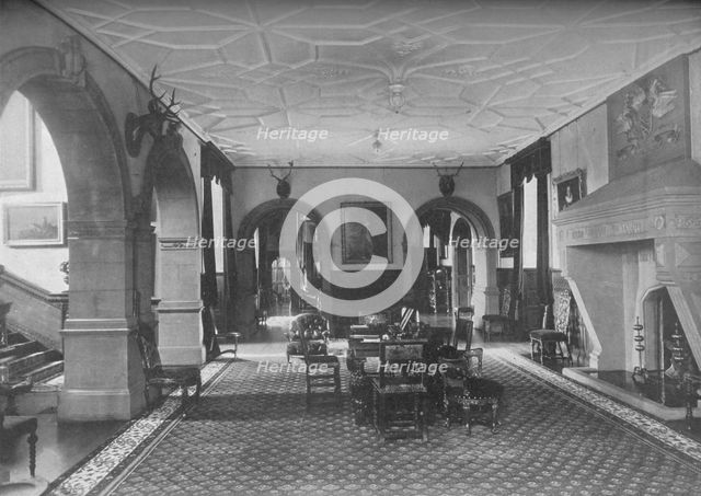 'Dunster Castle, Somerset - Earl of Carhampton', 1910. Artist: Unknown.