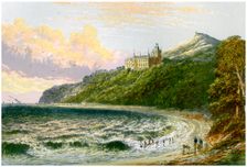 Dunrobin Castle, Sutherland, Scotland, home of the Duke of Sutherland, c1880