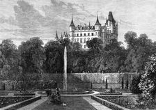 Dunrobin Castle, the seat of the Duke of Sutherland, visited by the Queen, 1872. Creator: William James Palmer
