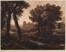 Dunure Castle, (c1820s), c1889. Creator: William Brassey Hole