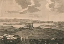 Dunvegan Castle 1774. Artist: Peter Mazell