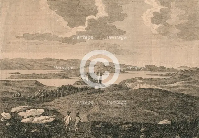 'Dunvegan Castle', 1774. Artist: Peter Mazell.