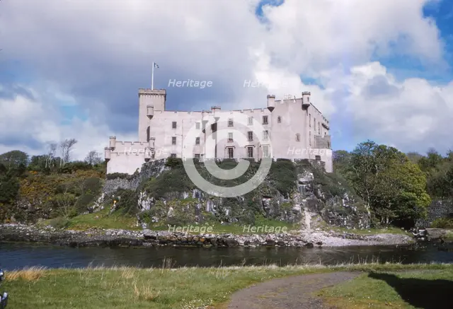 Dunvegan Castle from the Seaward side, Isle of Skye, Scotland, 20th century. Creator: CM Dixon.