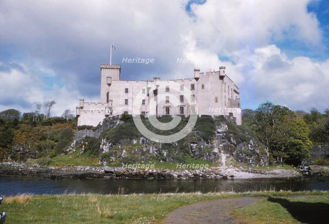 Dunvegan Castle from the Seaward side, Isle of Skye, Scotland, 20th century. Creator: CM Dixon.