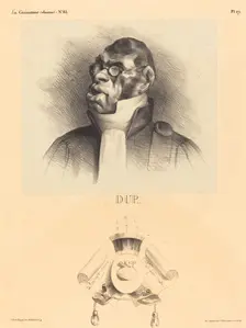 Dup..., 1832. Creator: Honore Daumier