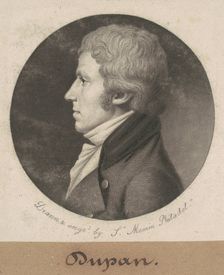 Dupan, 1801. Creator: Charles Balthazar Julien Févret de Saint-Mémin