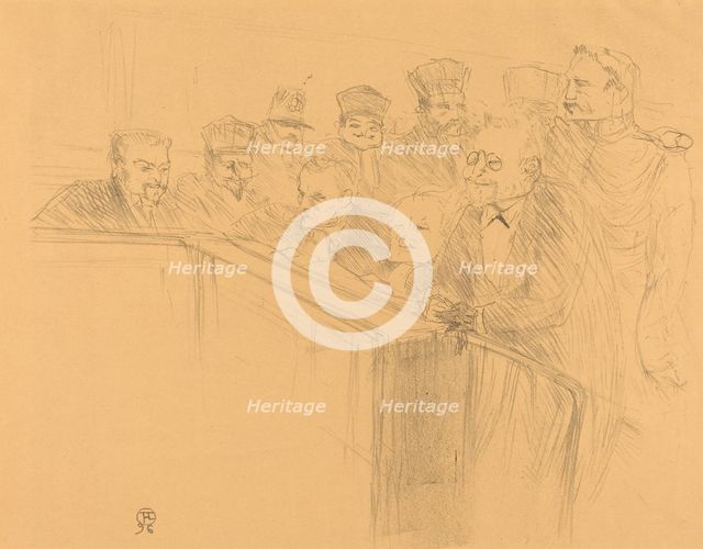Dupas Deposition (Déposition Dupas), 1896. Creator: Henri de Toulouse-Lautrec.