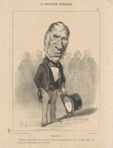 Dupin, 1849. Creator: Honore Daumier