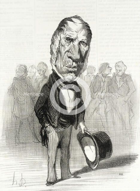 Dupin, 1849. Creator: Honore Daumier.