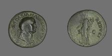 Dupondius (Coin) Portraying Emperor Vespasian, 77-78. Creator: Unknown